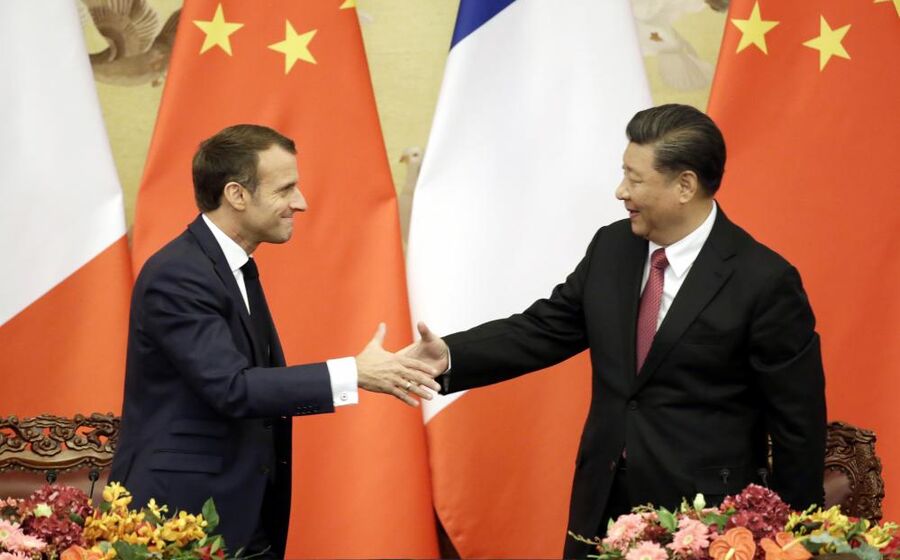 Emmanuel Macron, Xi Jinping