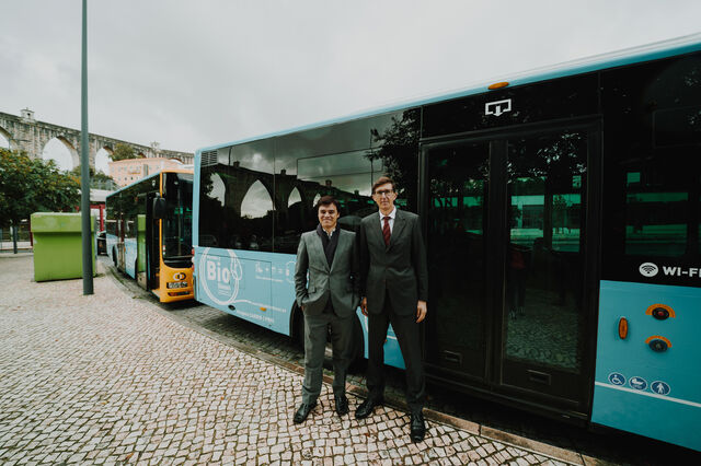 Carris lançou em Lisboa primeira carreira com autocarros a biodiesel