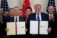 trump liu acordo china