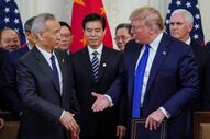 trump liu acordo china
