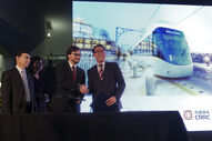 antónio costa, CRRC Tangshan, Zhou Junnian, comboio