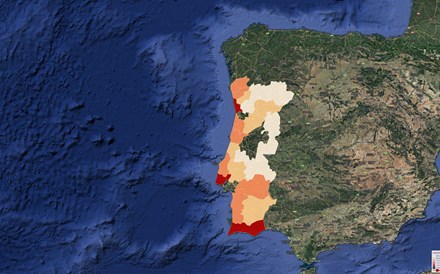 Mapa: Preços das casas na periferia aproximam-se de Lisboa