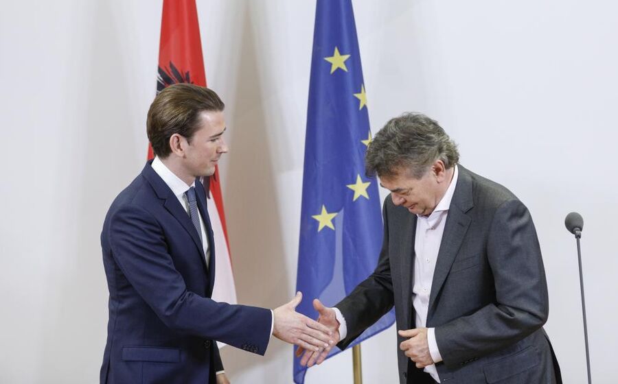 Sebastian Kurz Werner Kogler