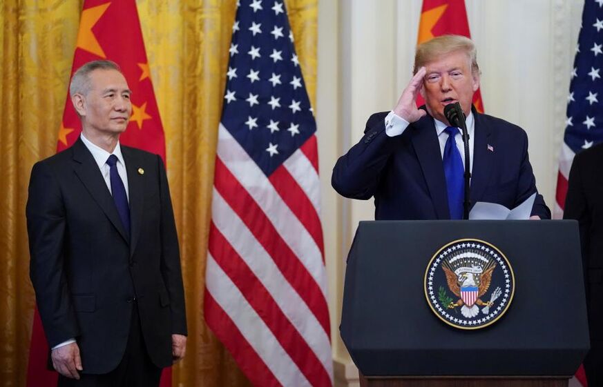 trump acordo china Liu He