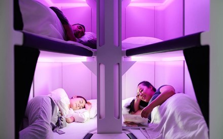 Air New Zealand cria beliches para dormir na classe económica