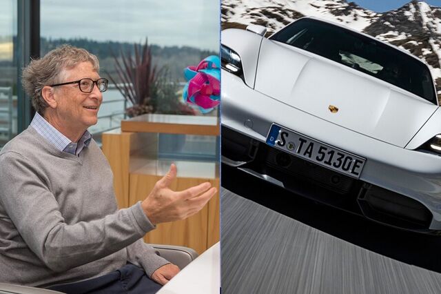 Bill Gates comprou um Porsche Taycan… e Elon Musk ficou furioso