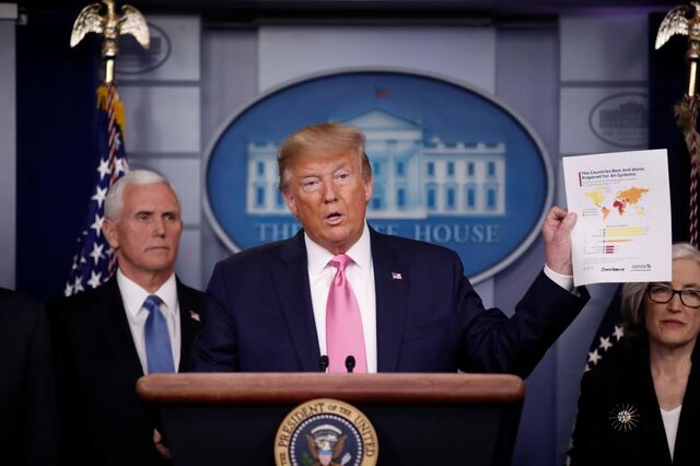 'Estamos muito, muito preparados' para tudo o que estiver relacionado com o coronavírus, diz Trump