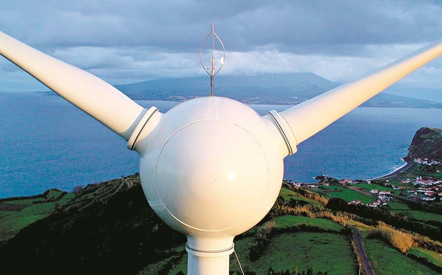 A maioria da energia consumida na ilha da Graciosa é agora proveniente de fontes renováveis.
