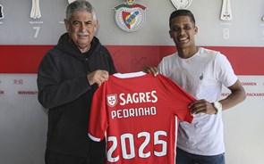 Benfica vende Pedrinho ao Shakhtar por 18 milhões de euros