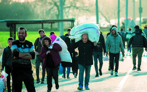refugiados migrantes