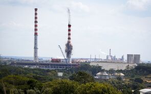chaminés, Central Termoelétrica de Setúbal 