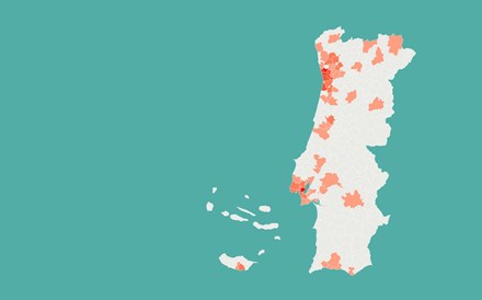 Mapa: Há 68 concelhos com casos confirmados de coronavírus. Saiba quais