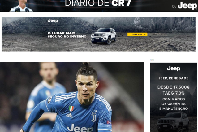 Record ao volante do mundo CR7