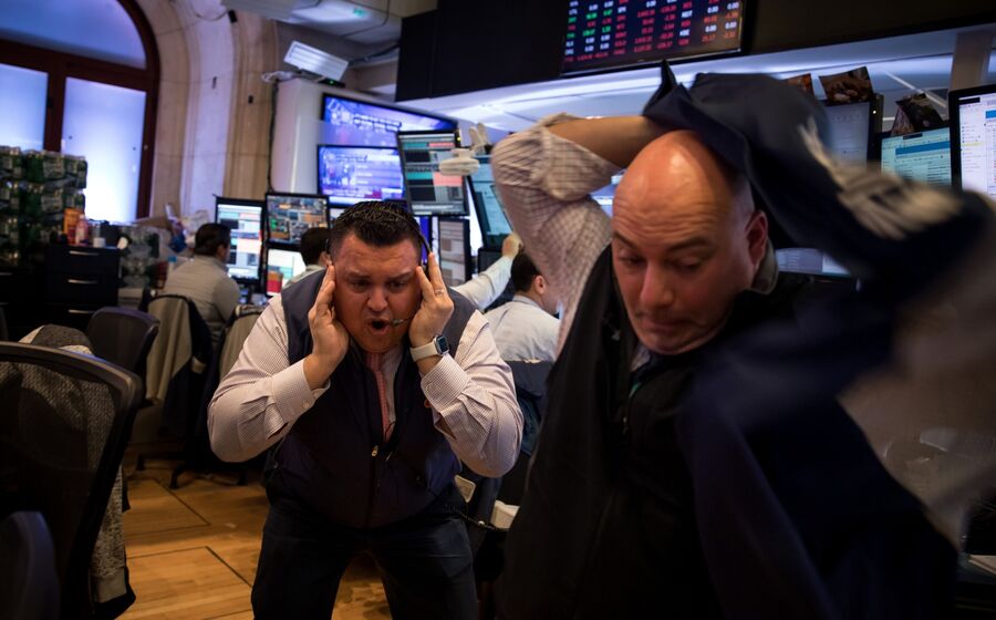 bolsa traders queda virus coronavirus covid covid-19 
