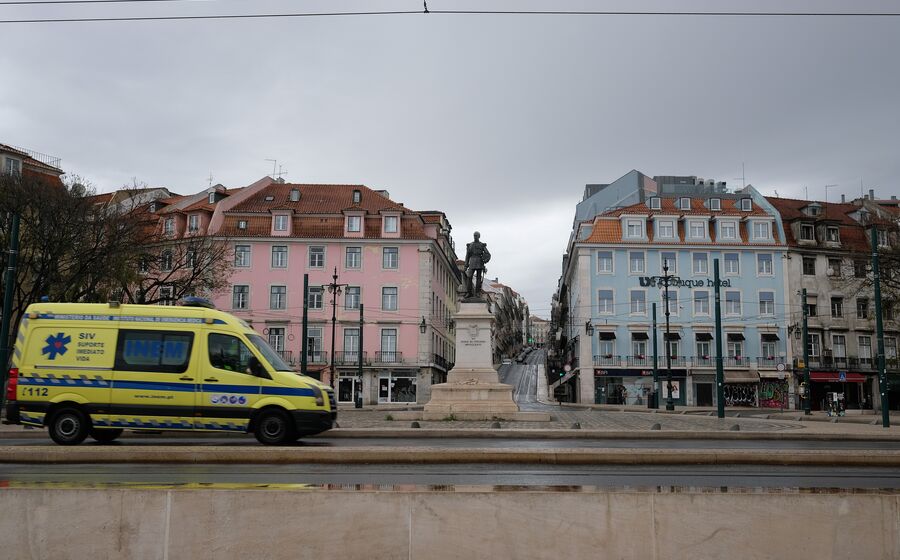 Lisboa vazia coronavirus inem