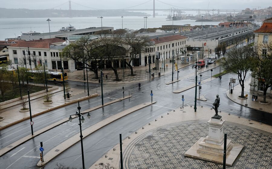 Lisboa vazia coronavirus