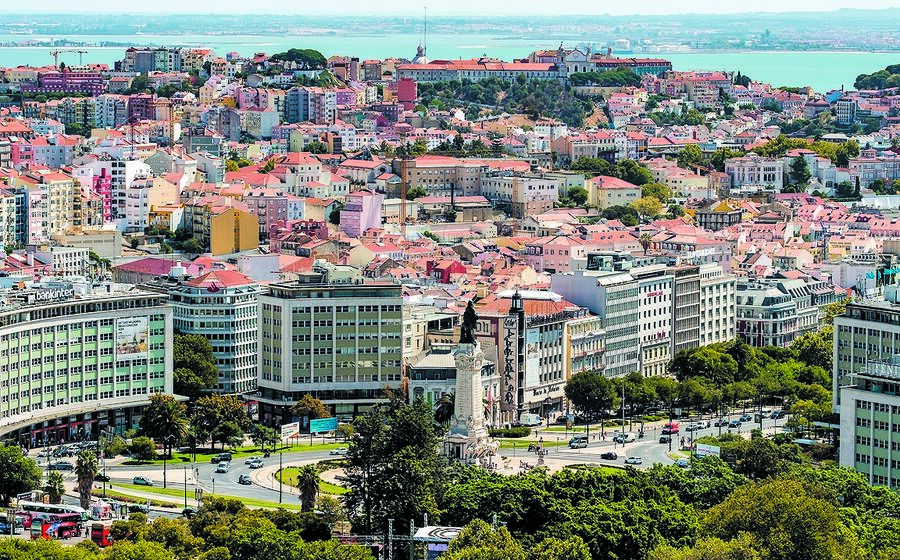 casas habitacao Lisboa rotunda marquês de Pombal