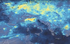 Satélites mostram poluição a cair 'drasticamente' em Portugal no estado de emergência
