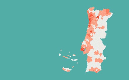 Metade dos concelhos portugueses já tem pelo menos três casos de Covid-19