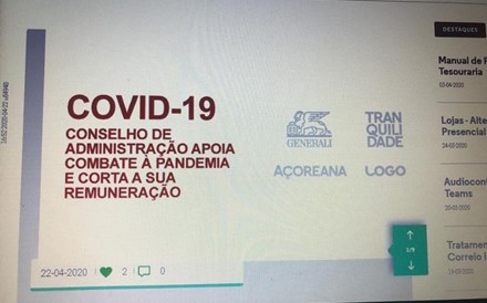 Generali/Tranquilidade corta 20% nos salários dos administradores 