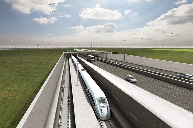 Construção do túnel ferroviário e rodoviário mais longo do mundo começa em 2021