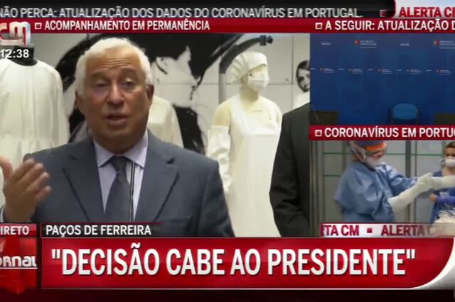 Costa: 'Se as coisas começarem a correr mal temos de dar um passo atrás'