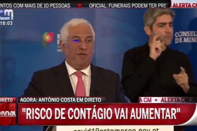 O longo discurso de Costa a anunciar a reabertura da economia