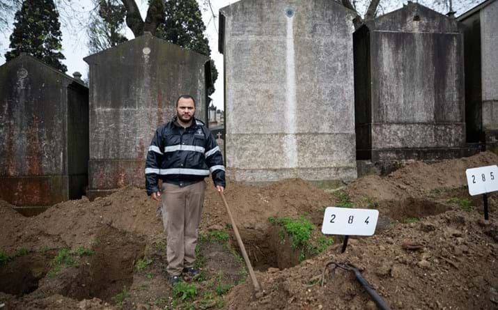 João Simões, coveiro, Cemitério Alto de São João