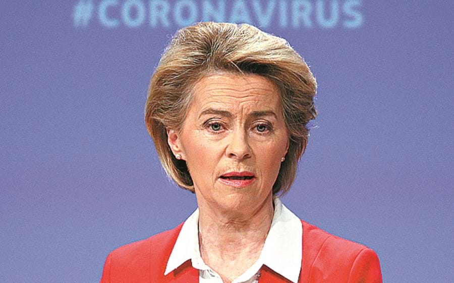 Ursula van der Leyen, presidente da Comissão Europeia.