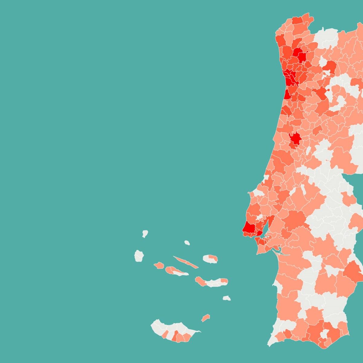 Mapa Gaia Porto E Gondomar Sem Novos Casos De Covid 19 Em 24 Horas Coronavirus Jornal De Negocios