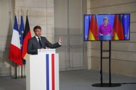 merkel macron