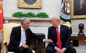 Marcelo Rebelo de Sousa e Donald Trump