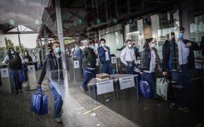 trabalhadores temperatura