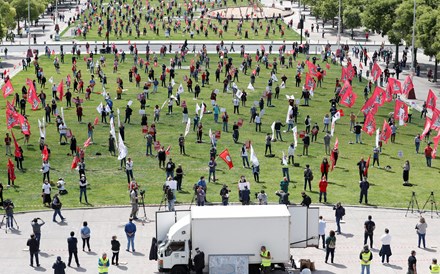 Pandemia não afastou centenas de pessoas de Lisboa para condenar 'agressões laborais'