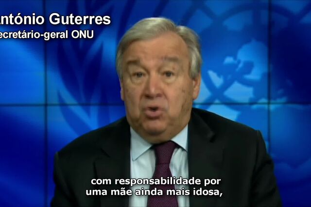 Guterres: 'Ninguém é prescindível, nem mesmo os idosos'