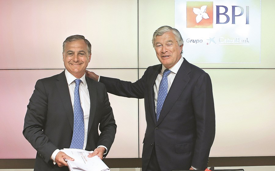 João Pedro Oliveira e Costa, à esquerda, vai substituir Pablo Forero no cargo de presidente executivo do BPI.
