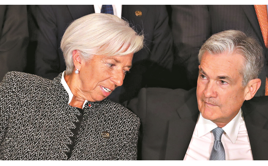 Christine Lagarde, do BCE, e Jerome Powell, da Fed, têm reforçado os balanços dos respetivos bancos centrais.