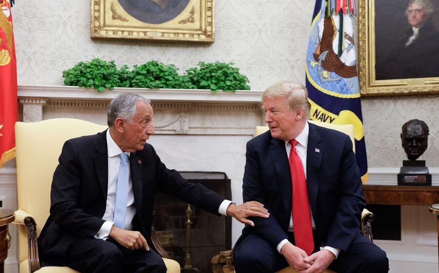 Marcelo Rebelo de Sousa e Donald Trump