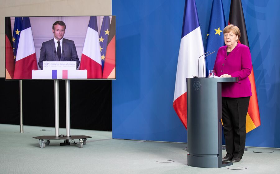 merkel macron