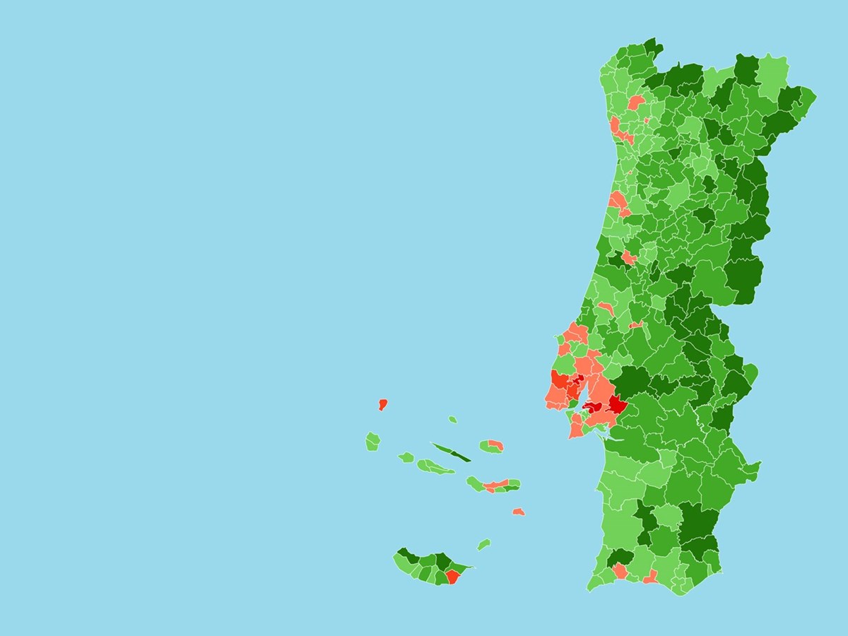 3 – Mapa de Portugal Continental [Google, 2011] com a