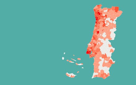 Mapa: Oeiras supera 500 casos de covid-19 e Sintra já é segundo concelho com mais infetados