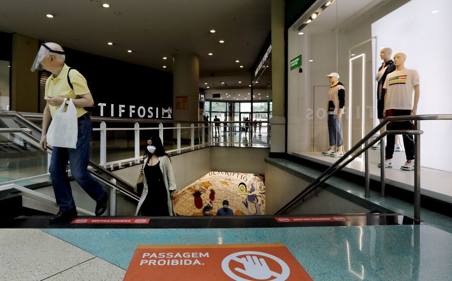 centros comerciais shoppings covid