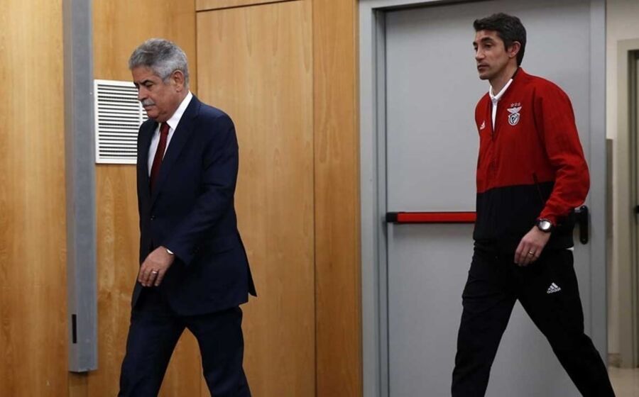 luis filipe vieira e bruno lage benfica