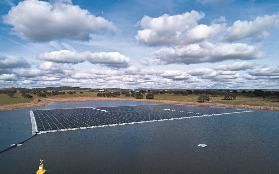  instalação fotovoltaica em estrutura flutuante em cuba. beja