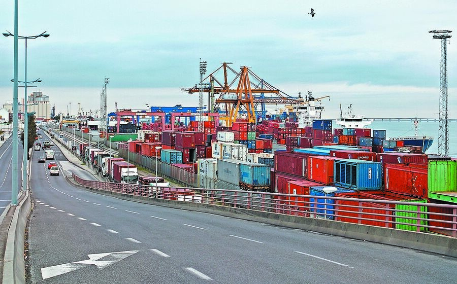 exportacoes comercio contentores