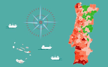 Mapa: Desemprego disparou mais de 20% em dois terços dos concelhos. E no seu?