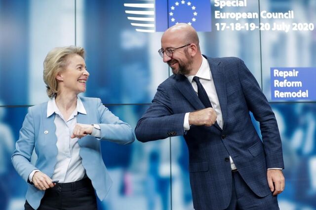 Líderes fecham acordo 'histórico' para recuperar Europa com 1,82 biliões