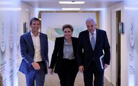 Os irmãos Paulo e Cláudia Azevedo com Ângelo Paupério, que o chairman da Sonae um dia disse que era a sua 'alma gémea' da gestão.