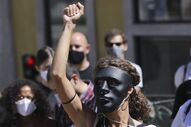 manifestação racismo