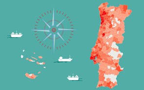 Sete concelhos com mais de 50 casos de covid-19 numa semana. Veja no mapa a situação no seu município